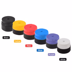 Tennis Racket Grips Anti-skid Badminton Racquet Grips Vibration Overgrip Sweatband - multicolor, 10pcs