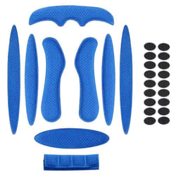 Universal Helmet Foam Pads Replacement Set Helmet Sponge Lining - blue
