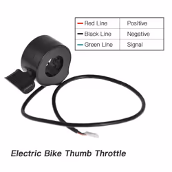 Electric Bike Thumb Throttle Universal E-bike Thumb Throttle Accelerator Electric Scooter Thumb