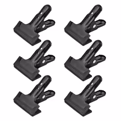 Heavy Duty Spring Metal Clip Photography Backdrop Clamps Background Support Holder with Rubber - 6pcs