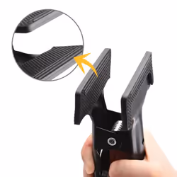 Heavy Duty Spring Metal Clip Photography Backdrop Clamps Background Support Holder with Rubber - 6pcs