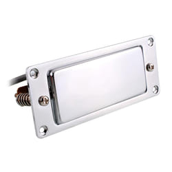 Mini Humbucker Pickup Kit Compatible with LP Electric Guitar Neck Bridge Double Coil Pick-up Chrome
