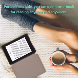 E-book Leather Case for Kindle 658(10th Generation, 2019 Release) - Lightweight Premium PU Leather - Blue