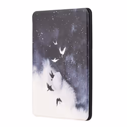E-book Leather Case for Kindle 658(10th Generation, 2019 Release) - Lightweight Premium PU Leather - Grey