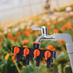 4 Way Garden Hose Splitters Faucet Diverter Tap Hose Connector Hose Pipe Splitter 4 Way Water