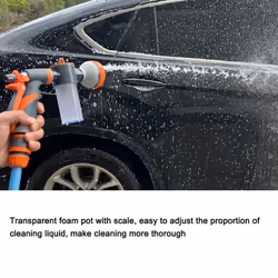 Car Water Washer High Pressure Hose Foam Sprayer Foam Nozzle Soap Dispenser Garden Watering Tool