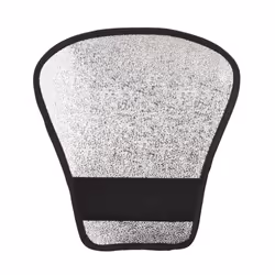 Portable Universal Camera Flash Reflector Speedlite Bounce Diffuser Board with Silver & White