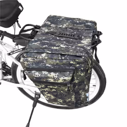 Bicycle Rear Seat Bag Cycling Bike Rack Double Pannier Bag Grocery Storage Carrier Bag Pack