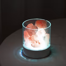 Himalayan Salt Stone Night Light 7 Colors LED Rock Crystal Lamp Portable USB Natural Air