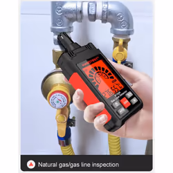 HABOTEST HT609 Gas Leak Detector Combustible Gas Detector with LCD Display Audible and Visual Alarm