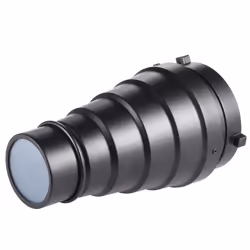 Snoot with Honeycomb Grid Color + Gel Kit for Bowens Mount Strobe Monolight
