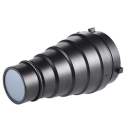 Snoot with Honeycomb Grid Color + Gel Kit for Bowens Mount Strobe Monolight