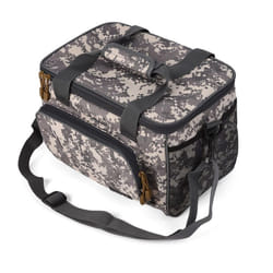 Canvas Fishing Shoulder Bag Pack Tackle Bag Lure Reel Bag Pouch Case New - camouflage