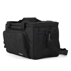 Canvas Fishing Shoulder Bag Pack Tackle Bag Lure Reel Bag Pouch Case New - black