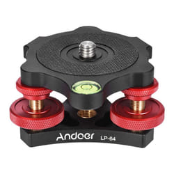 Tripod Leveling Base Bubble Level With 3/8&quot; Screw for DSLR Camera Max.15kg