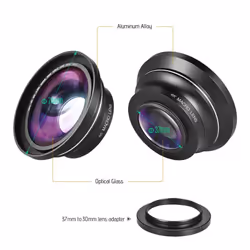 30mm 37mm 0.39X Full HD Wide Angle Macro Lens for Ordro  Digital Video Camera Camcorder