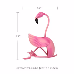 TOOARTS Flamingo wine holder Wine shelf Metal sculpture Practical sculpture Home decoration Crafts