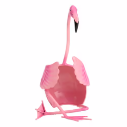 TOOARTS Flamingo wine holder Wine shelf Metal sculpture Practical sculpture Home decoration Crafts