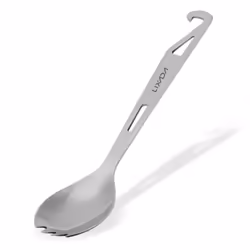 Lixada Stainless Steel Spork with Bottle Opener Lightweight Outdoor Dinner Spork Flatware for Travel