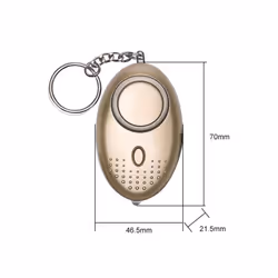 Loud Personal Panic Rape Attack Safety Security Alarm Keyring Flashlight - Other