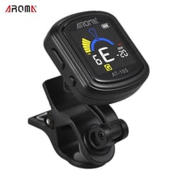 AROMA AT-105 Rechargeable Clip-on Tuner Color Screen Built-in Battery for