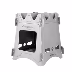 Camping Wood Stove Portable Folding Lightweight Titanium Wood Burning Backpacking Stove for Outdoor