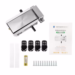 Home Door Lock Kit Remote Control Keyless Entry Electronic Lock Smart Wireless Anti-theft Deadbolt Access Control System for ...