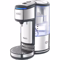 Breville BRITA HotCup Hot Water Dispenser with Integrated Water Filter, 3 KW Fast Boil and Variable Dispense, 1.8 Litre, Stai ...