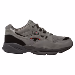 Propet Stability Walker Men's Sneakers - Grey/Black Nubuck  Size 12