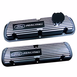Valve Cover Short Baffled Oil Fill Cap Ford Racing Logo Aluminum