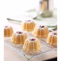 Nordic Ware Brownie Bundt Pan, 3.75 Cup Capacity, Graphite