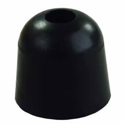 JR Products 11745 Black 1inch Rubber Bumper