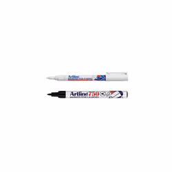Black Laundry Marker and White Fabric Marker Twin Pack