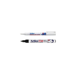 Black Laundry Marker and White Fabric Marker Twin Pack