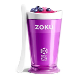 GENUINE Zoku Slush and Shake maker - frozen smoothies and milkshakes in minutes - deep plum