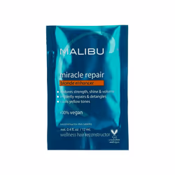 Malibu C Miracle Repair Hair Reconstructor Blonde Enhancer (1 Packet) - Nourishing Hair Repair Treatment for Damaged Blonde ...