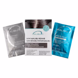 Malibu C Mini Malibu Rehab Scalp Wellness - Contains 2 Hair Remedy Packets - Miineral & Oil Infused Deep Conditioner and Scal ...