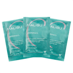 Malibu C Swimmers Wellness Hair Remedy (3 Packets) - Prevents and Protects Hair Discoloration from Chlorine & Pool Elements - Hydrating Vitamin C Comp