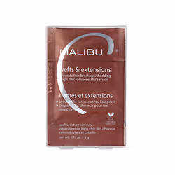 Malibu C Wefts & Extensions Wellness Hair Remedy (1 Packet) - Removes Build Up + Prevents Hair Breakage - Prepares Natural Ha ...