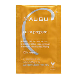 Malibu C Color Prepare Wellness Hair Remedy 1 Packet - Extends Hair Color Vibrancy & Counteracts Discoloration - Hair Care Remedy for Color Treated Ha