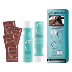 Malibu C Wefts and Extensions Wellness Hair Collection - Hair Care for Extensions and Wefts Maintenance - Reduces Breakage fo ...