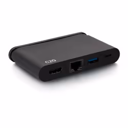 C2G USB-C 4-in-1 Compact Dock with HDMI, USB-A, Ethernet, and USB-C Power Delivery up to 100W - 4K 30Hz, Wired, USB 3.2 Gen 1 ...