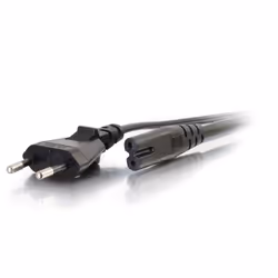 C2G 80617 power cable Black 2 m CEE7/7 C7 coupler