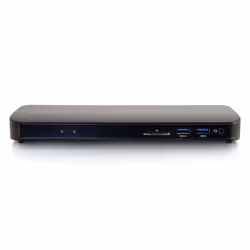 C2G Thunderbolt™ 3 USB-C® 10-in-1 Dual Display Dock with 4K HDMI®, Ethernet, USB, SD Card Reader, 3.5mm Audio and Power Delivery up to 60W