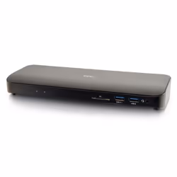 C2G Thunderbolt™ 3 USB-C® 10-in-1 Dual Display Dock with 4K HDMI®, Ethernet, USB, SD Card Reader, 3.5mm Audio and Power Delivery up to 60W