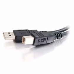 C2G 2m USB 2.0 A/B Cable - Black - Additional view 4