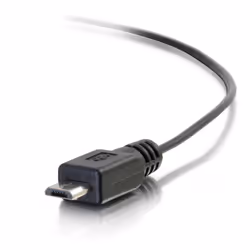 C2G 81708 USB cable USB 2.0 0.46 m USB A Micro-USB B Black