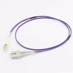 C2G 2M LC/SC OM4 LSZH FIBRE PATCH - VIOLET, 2 m, OM3, LC, SC