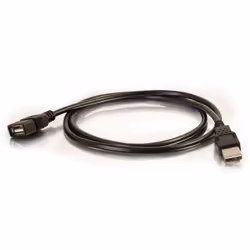 C2G 2M USB 2.0 A EXTENSION CABLE - BLACK (6.6FT) - Additional view 2