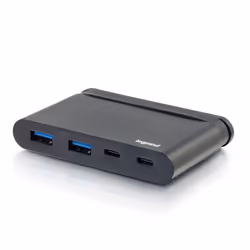 C2G USB-C Hub with USB-A, USB-C and Power Delivery, USB 3.2 Gen 1 (3.1 Gen 1) Type-C, USB 3.2 Gen 1 (3.1 Gen 1) Type-A, USB 3 ...